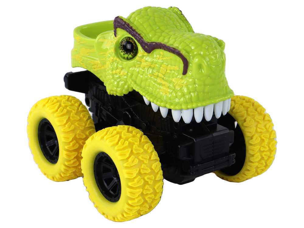 Žaislinis automobilis - Tiranozauras, žalias