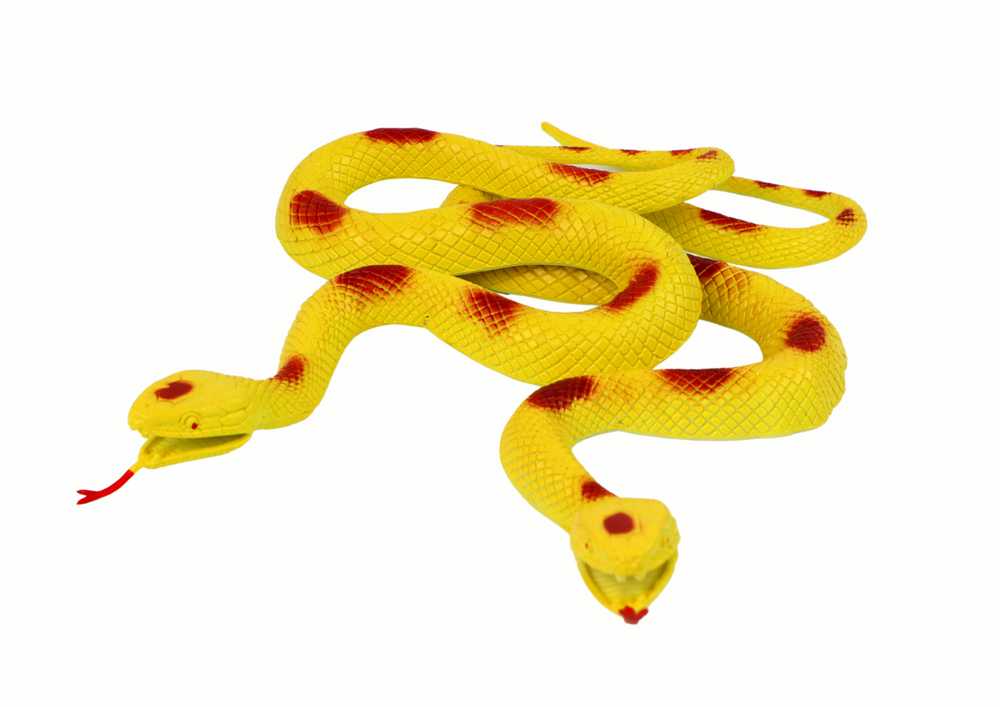 Guminė gyvatė, geltona 
