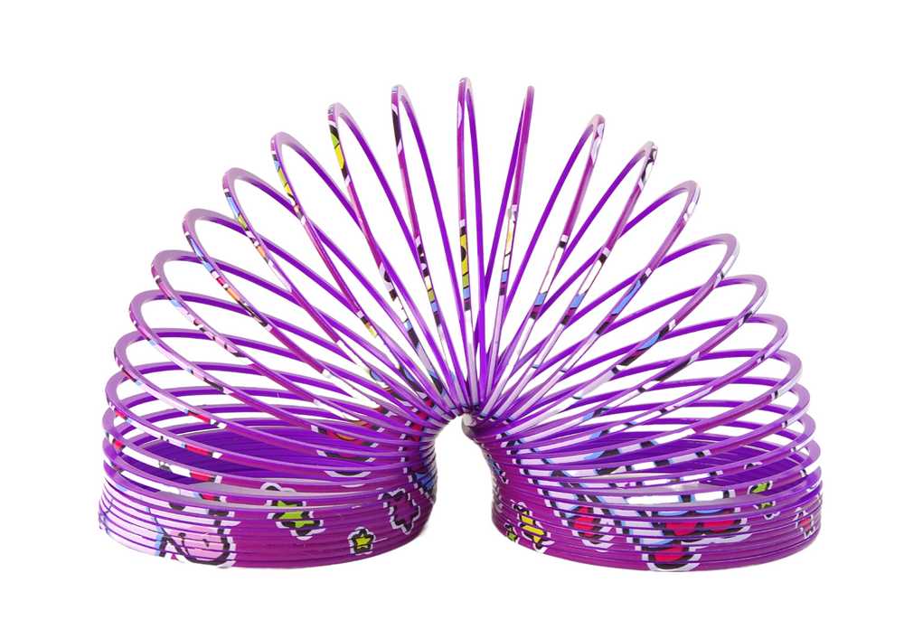 Spyruoklė su vienaragio vaivorykštės motyvu, violetinė, 6 cm