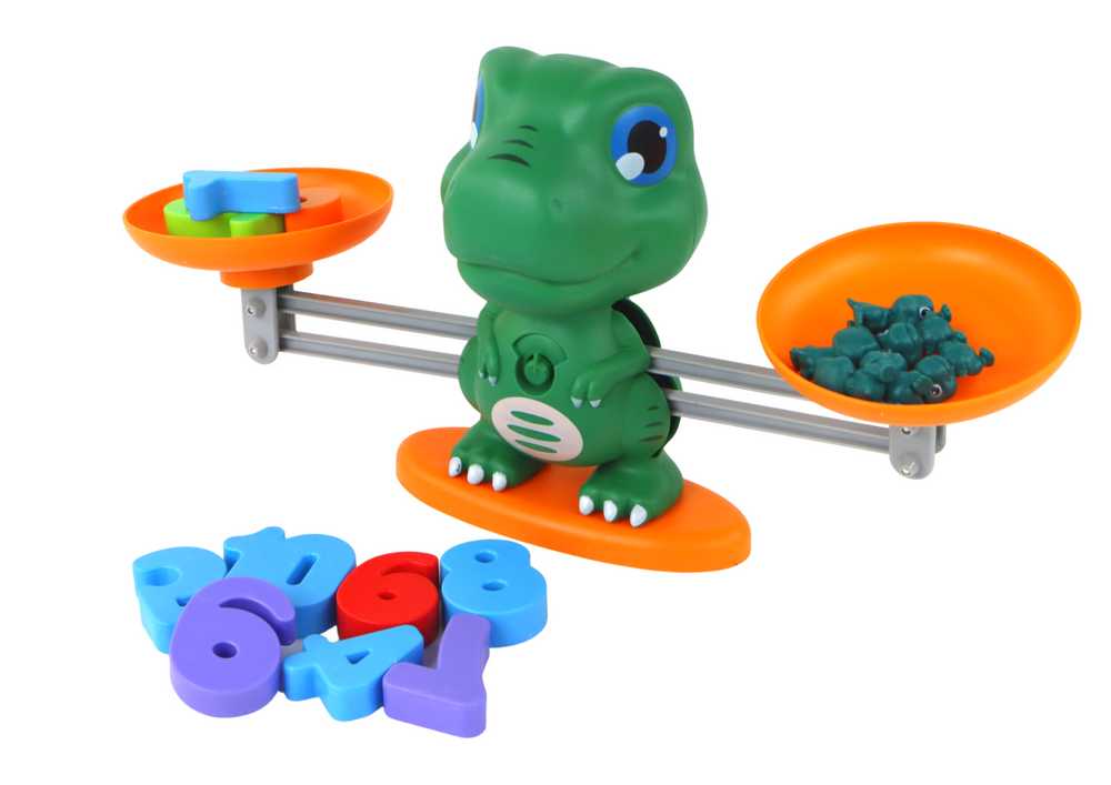 Edukacinis žaislas Dinozauro svarstyklės
