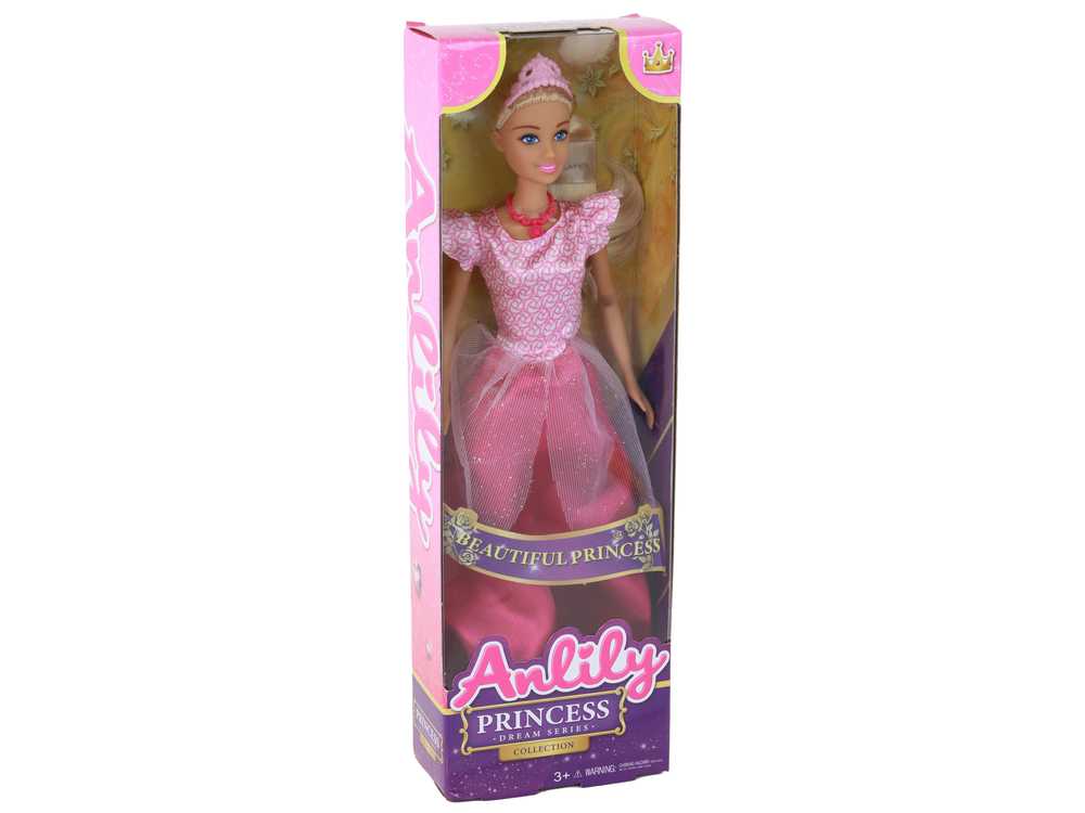Lėlė Anlily princesė su rožine suknele