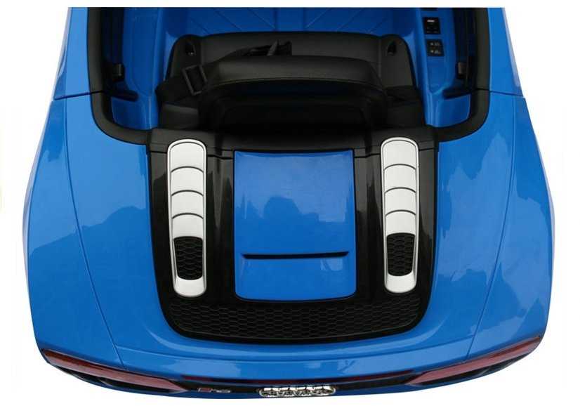 Vienvietis elektromobilis Audi R8, mėlynas