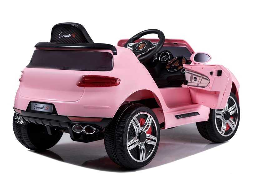 Vaikiškas vienvietis elektromobilis Coronet S, rožinis