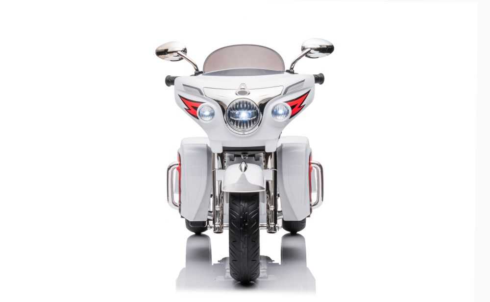 Goldwing NEL-R1800GS triratis elektrinis motociklas, baltas