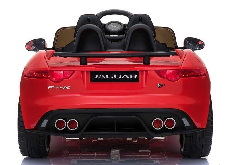 Vienvietis elektromobilis Jaguar F-Type, raudonas lakuotas