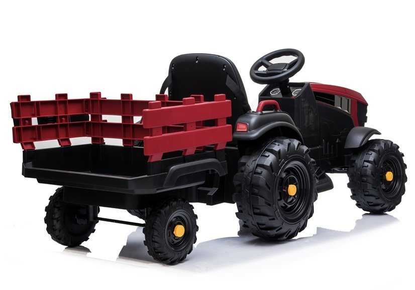 Akumuliatorinis traktorius su priekaba BDM0925, raudonas