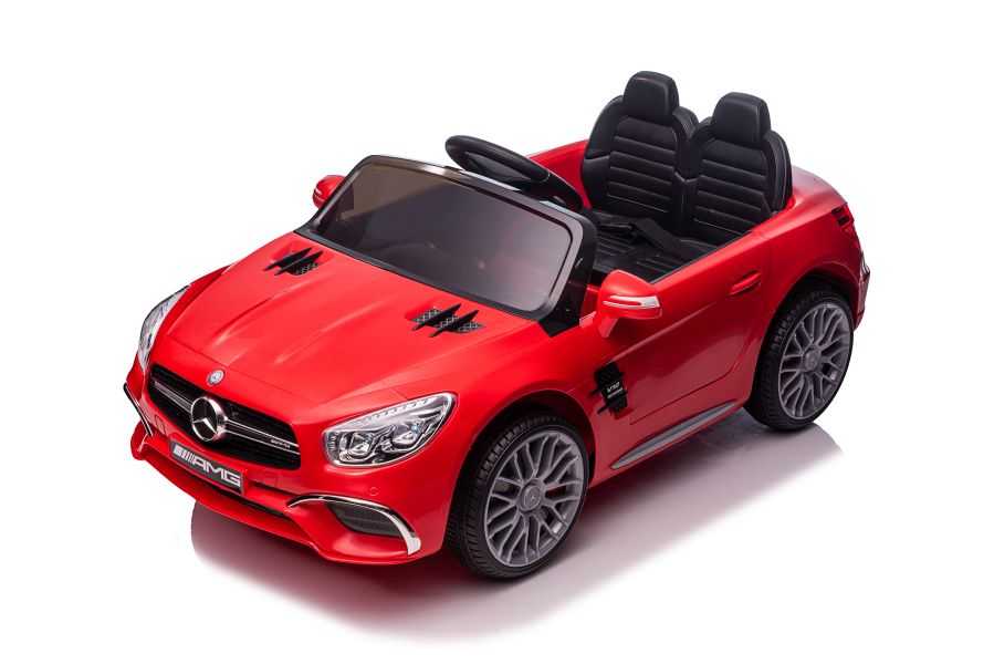 Vienvietis elektromobilis Mercedes SL65 LCD, lakuotas raudonas