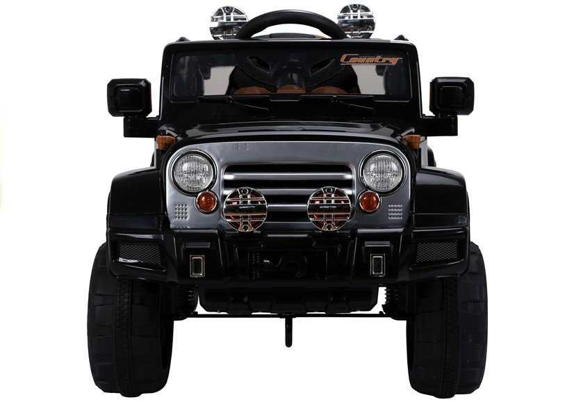 Vaikiškas vienvietis elektromobilis Jeep JJ245, juodas