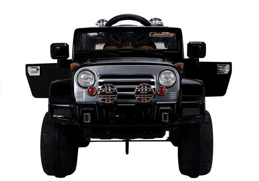 Vaikiškas vienvietis elektromobilis Jeep JJ245, juodas