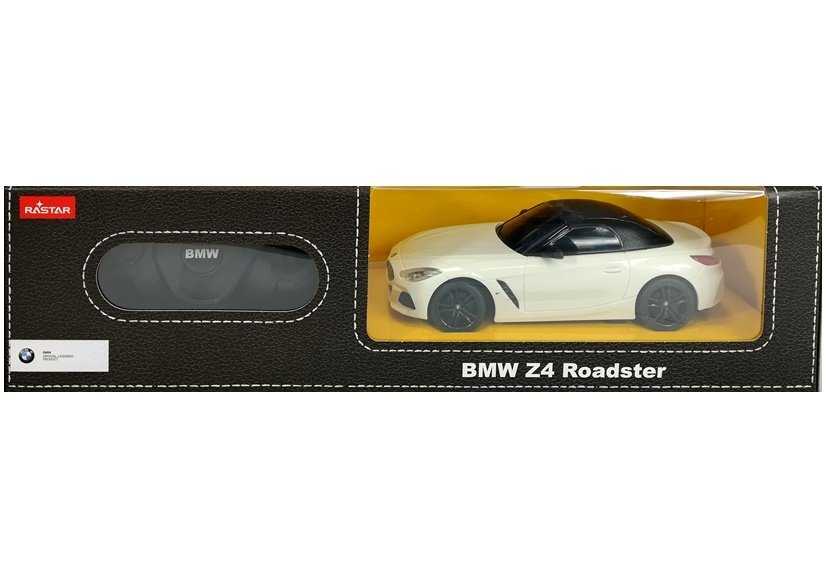 Nuotoliniu būdu valdomas automobilis BMW Z4 Roadster, 1:24, baltas