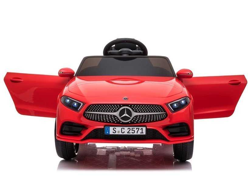 Vaikiškas vienvietis elektromobilis Mercedes CLS 350, raudonas