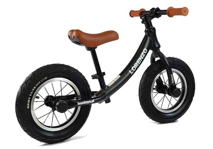 Triratis balansinis dviratukas ST-MS014, juodos spalvos