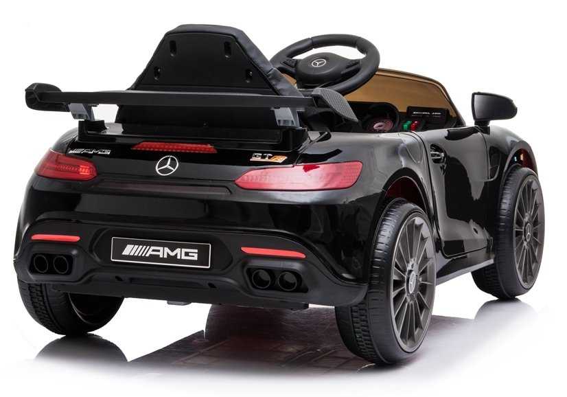 Vienvietis elektromobilis Mercedes AMG GT R, juodas