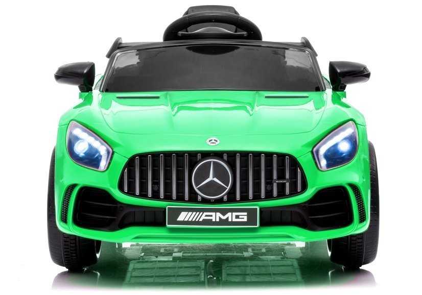Mercedes GT R akumuliatorinis automobilis, žalias