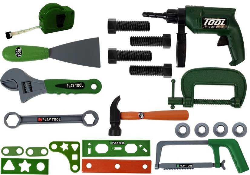 „Pasidaryk pats“ įrankių rinkinys, žalias