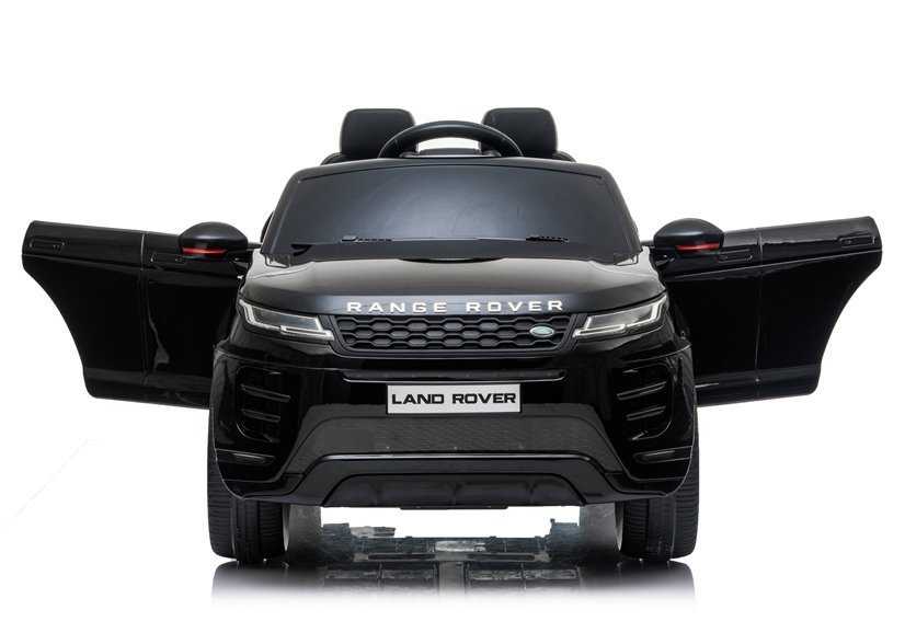 Vaikiškas vienvietis elektromobilis Range Rover Evoque, juodas lakuotas