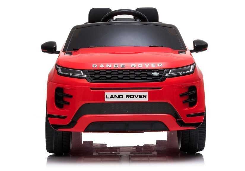 Vaikiškas vienvietis elektromobilis Range Rover Evoque, raudonas