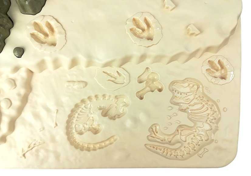Kūrybinis stalas su plastilinu „Dinozaurai“