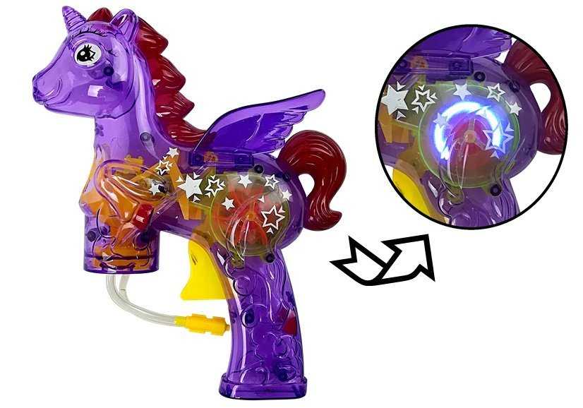 Milo burbulų pistoletas, violetinės spalvos vienargis