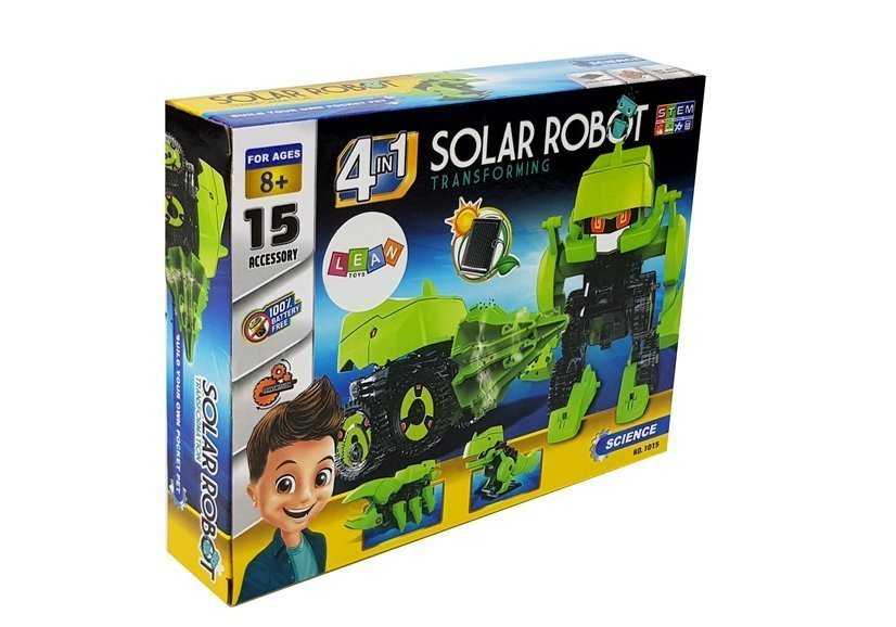 Mokslinis rinkinys - Transforming Solar Robot, 4in1