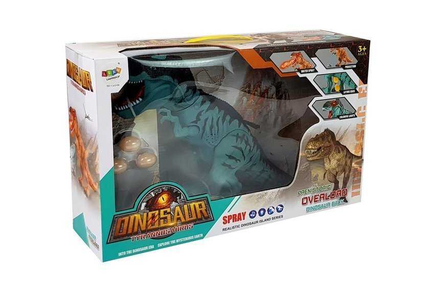 Žaislinis interaktyvus dinozauras Tiranozauras, mėlynas