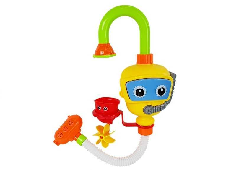 Vonios žaislas „Robot Fountain“, įvairiaspalvis