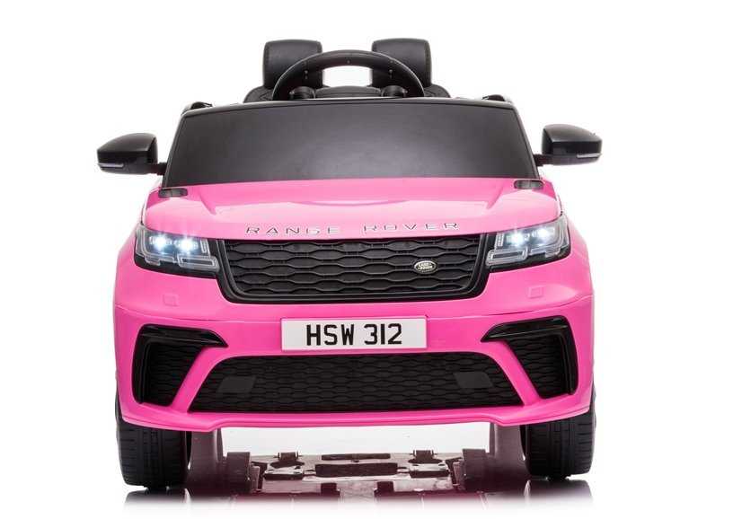 Vaikiškas vienvietis elektromobilis Range Rover, lakuotas rožinis