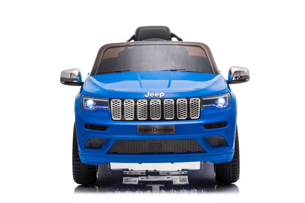 Vienvietis elektromobilis Jeep Grand Cherokee, mėlynas