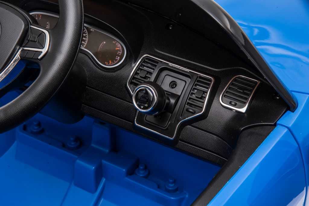 Vienvietis elektromobilis Jeep Grand Cherokee, mėlynas