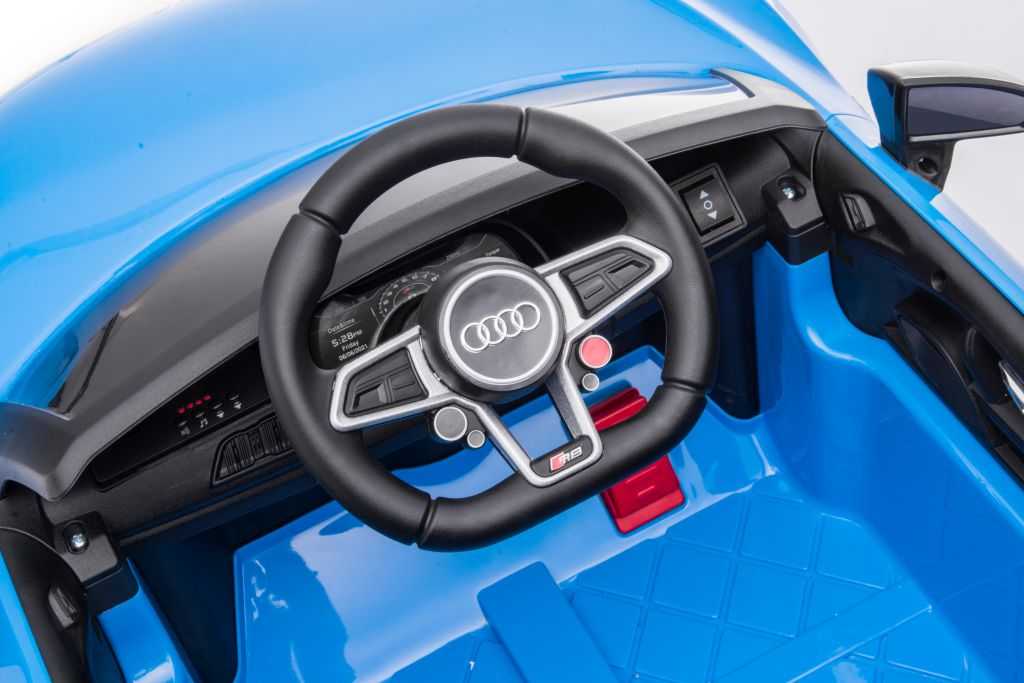 Vienvietis elektromobilis Audi R8 Lift A300, mėlynas