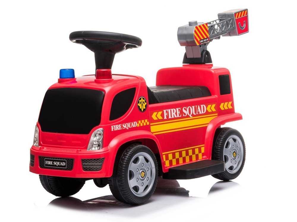 Elektrinis gaisrinės automobilis, raudonas