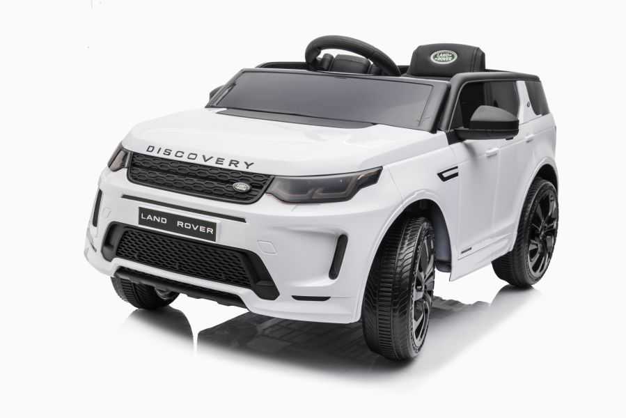 Vienvietis elektromobilis Range Rover, baltas