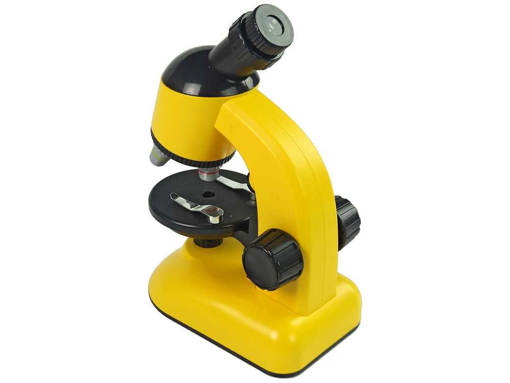Vaikiškas mikroskopas su priedais, geltonas