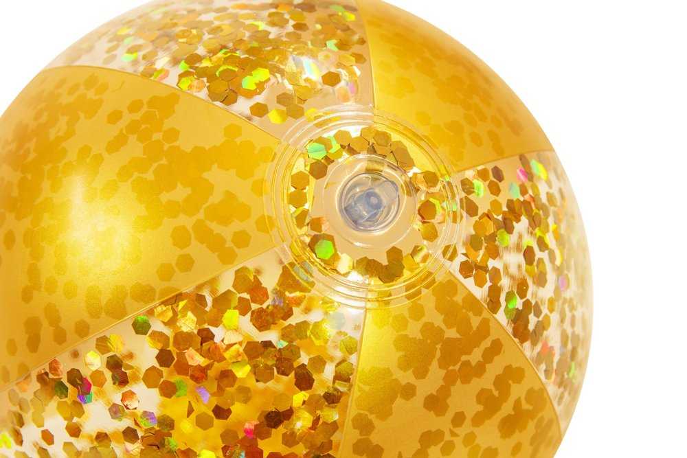 Pripučiamas paplūdimio kamuolys 41 cm, auksinis