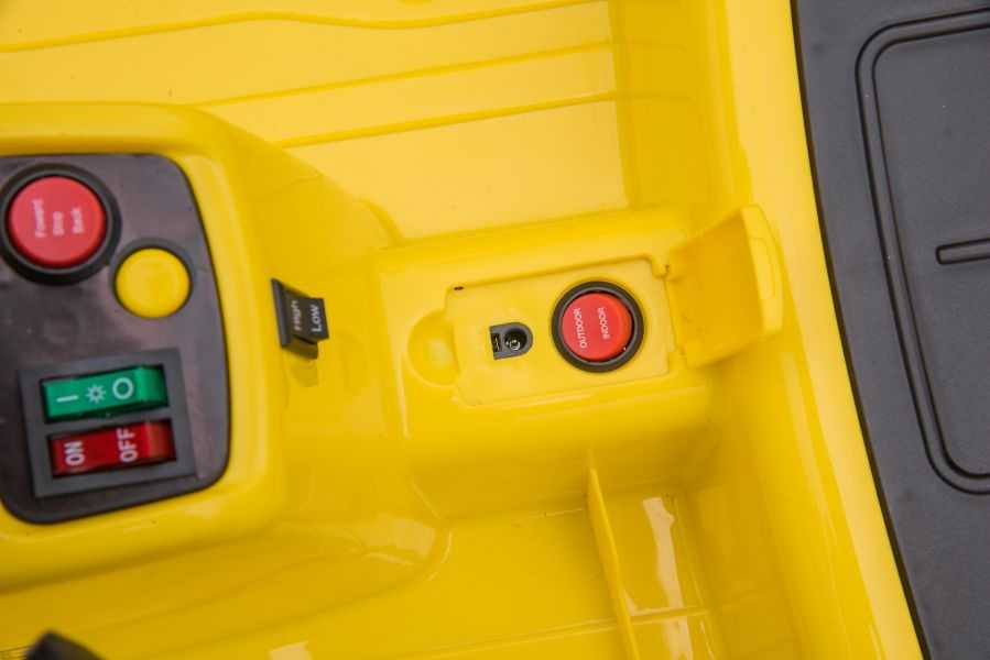 Vaikiškas elektromobilis GTS1166, geltonas