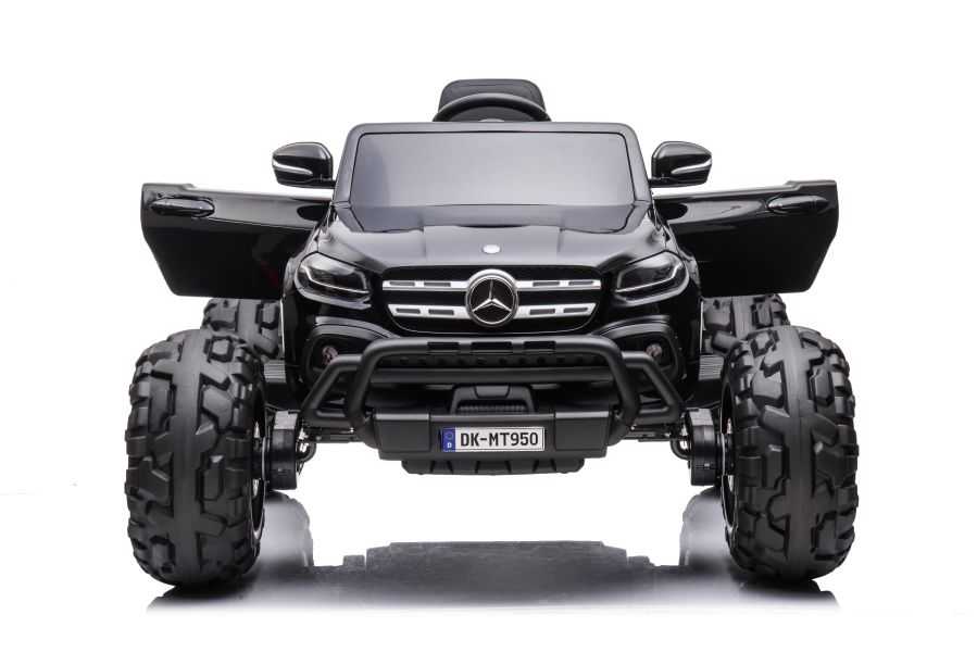 Vaikiškas vienvietis elektromobilis Mercedes DK-MT950 MP4, juodas 