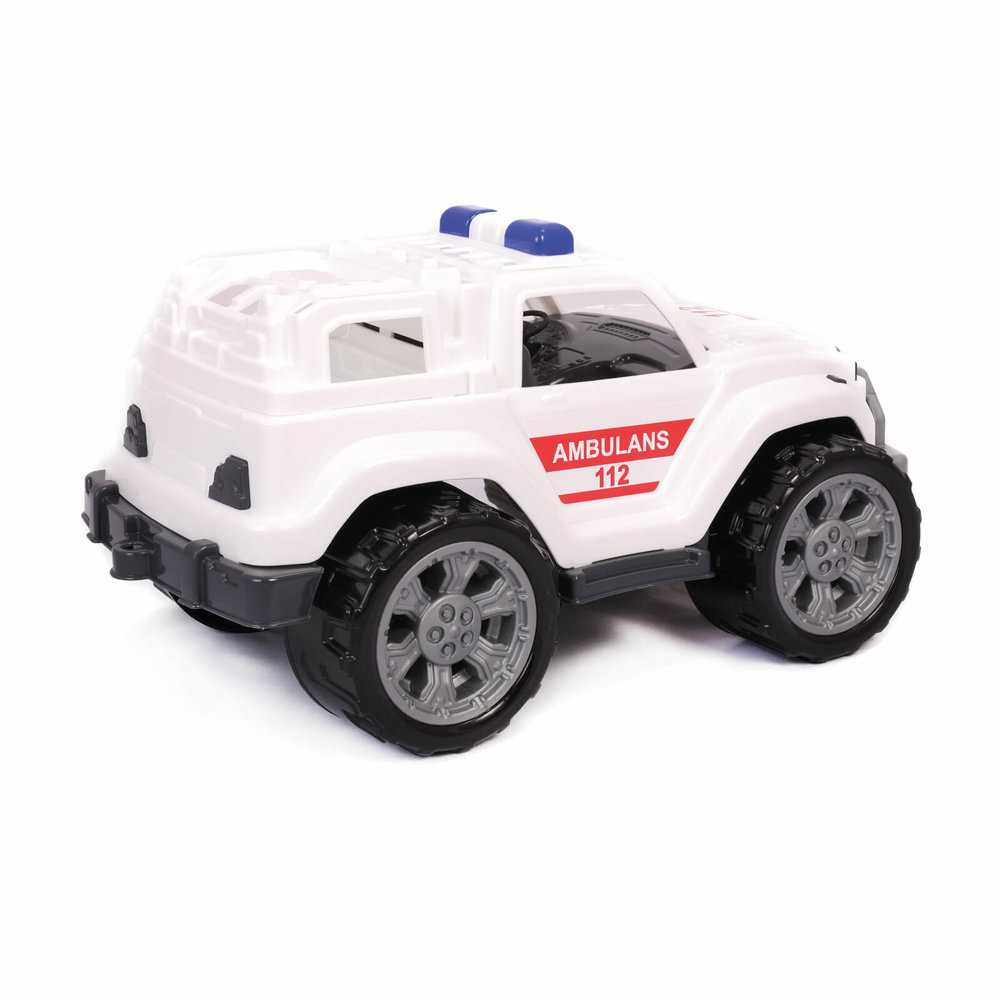 Žaislinis greitosios pagalbos automobilis