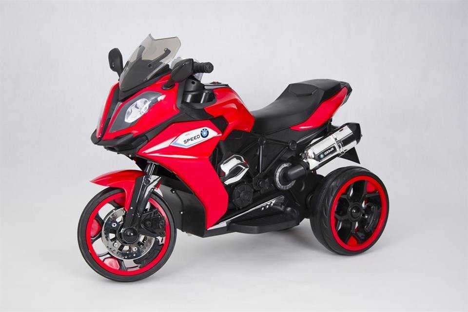 Vaikiškas elektrinis motociklas - Speed, raudonas