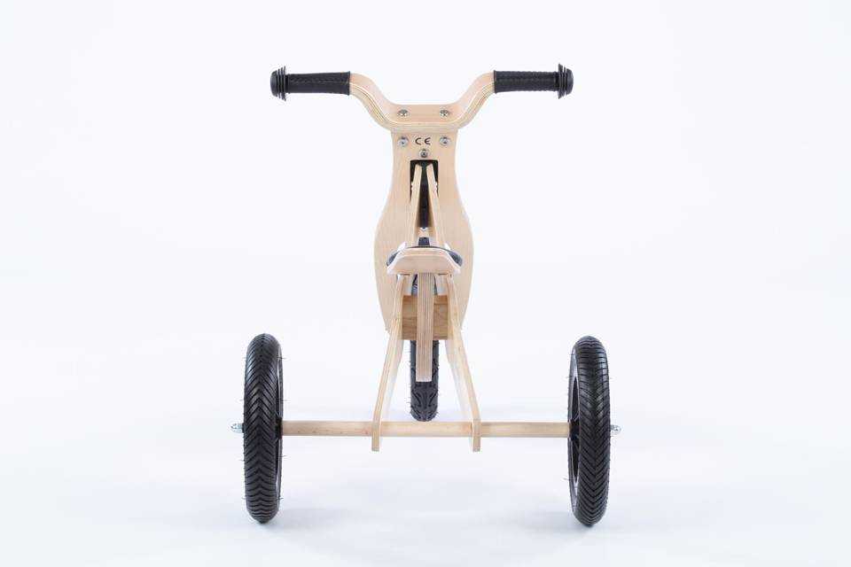 Balansinis medinis dviratis - Moovkee, šviesiai rudas