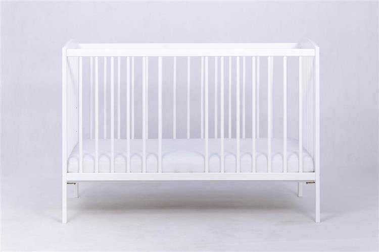 Kūdikio lovytė124x65x88 cm, balta