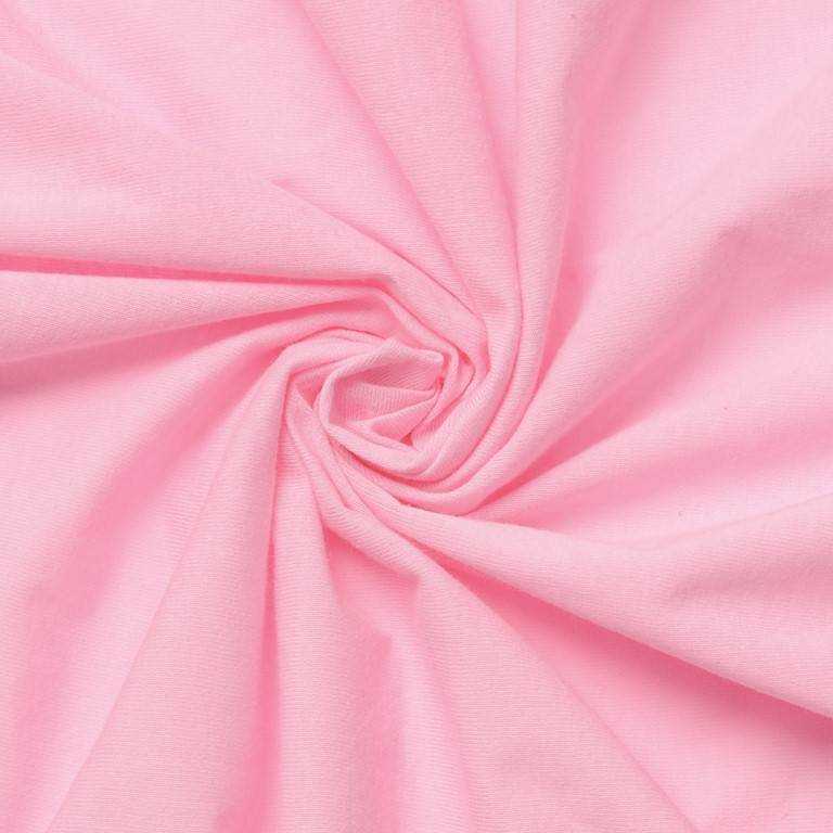 Neperšlampama paklodė su elastine juosta 120x60 cm, rožinė