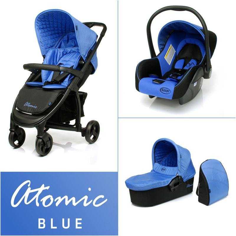 Vežimėlio lopšys Atomic, mėlynas