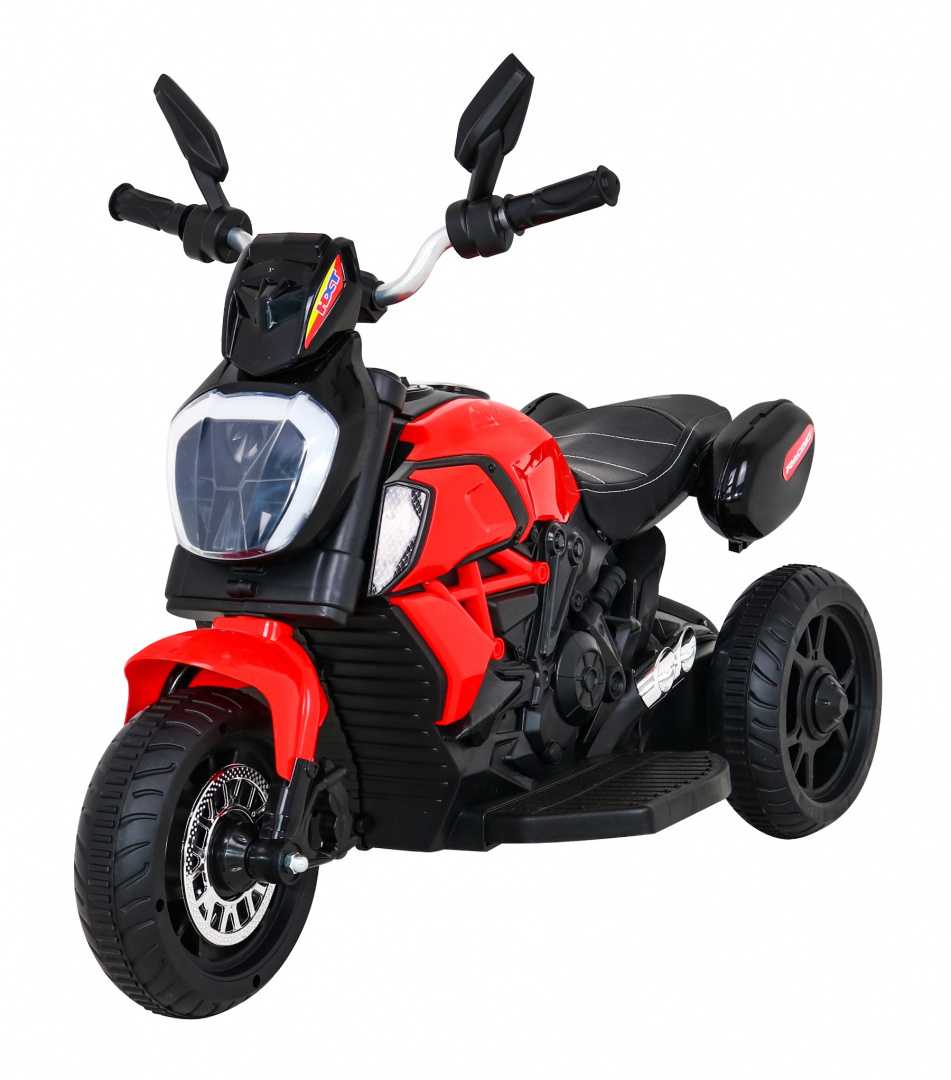 Elektrinis motociklas Fast Tourist, raudonas