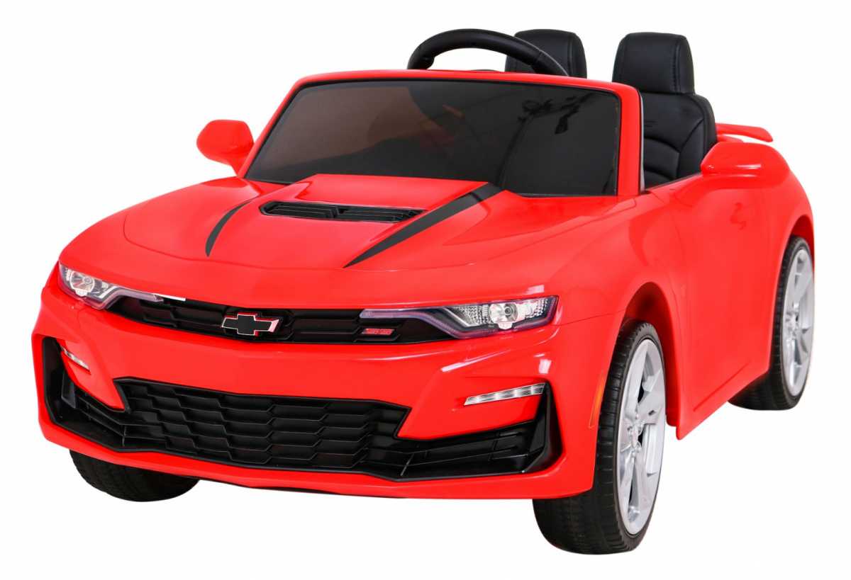 Vienvietis elektromobilis Chevrolet CAMARO 2SS, raudonas