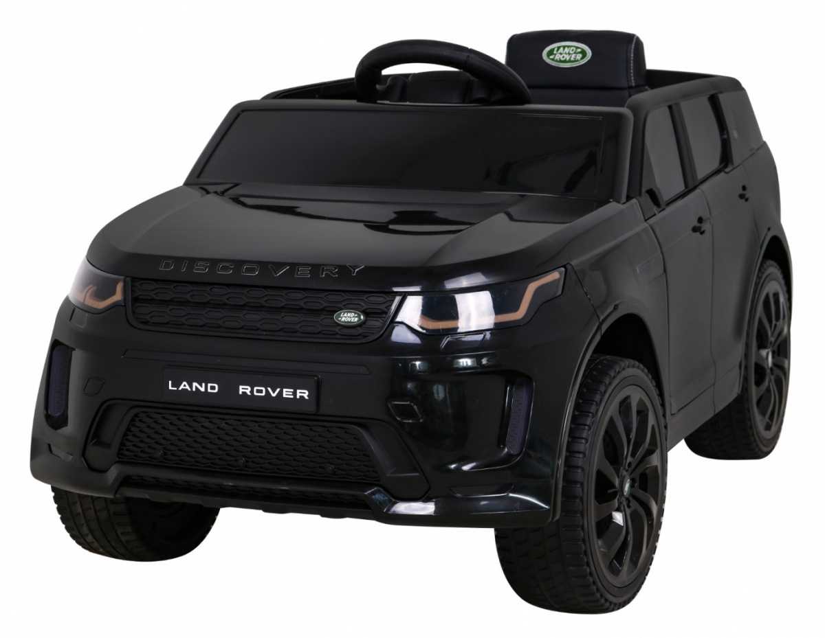 Vienvietis elektromobilis Land Rover Discovery Sport, juodas