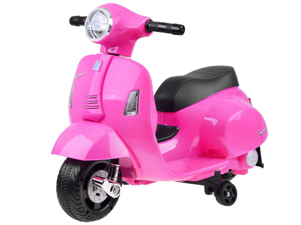 Vaikiškas elektrinis motociklas - Vespa, rožinis