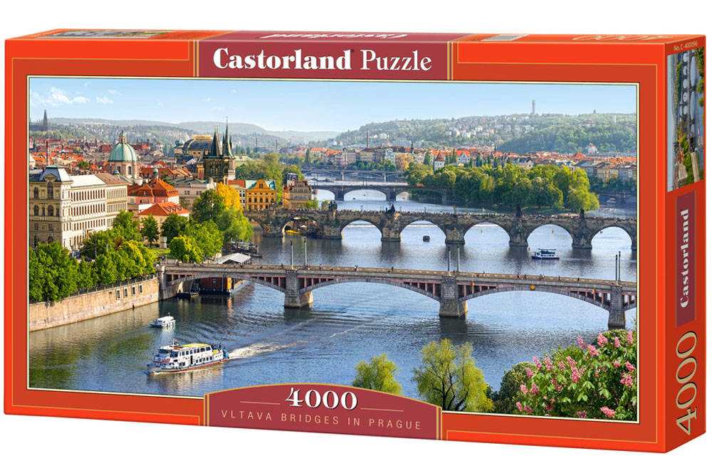 Dėlionė Castorland Bridges in Prague, 4000 detalių