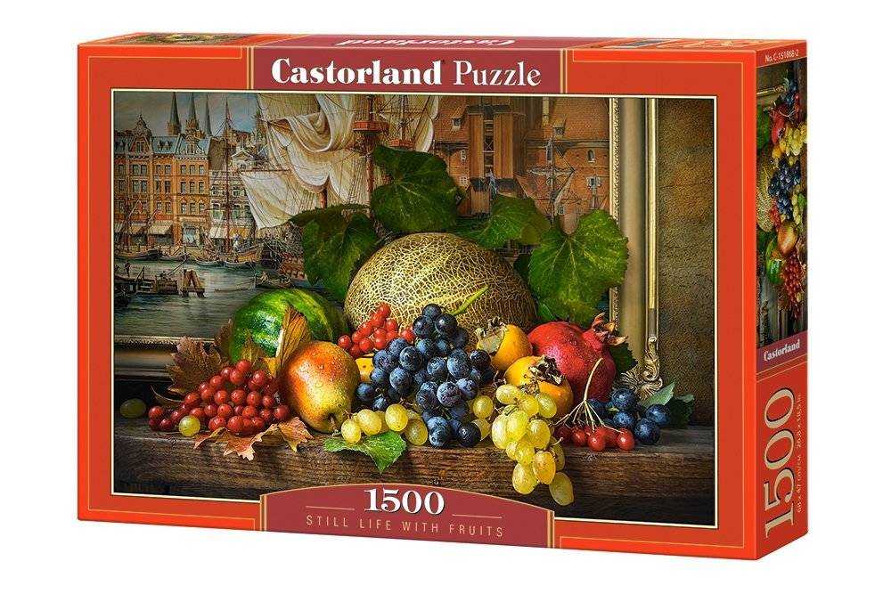 Dėlionė Castorland Still Life with Fruits, 1500 dalių