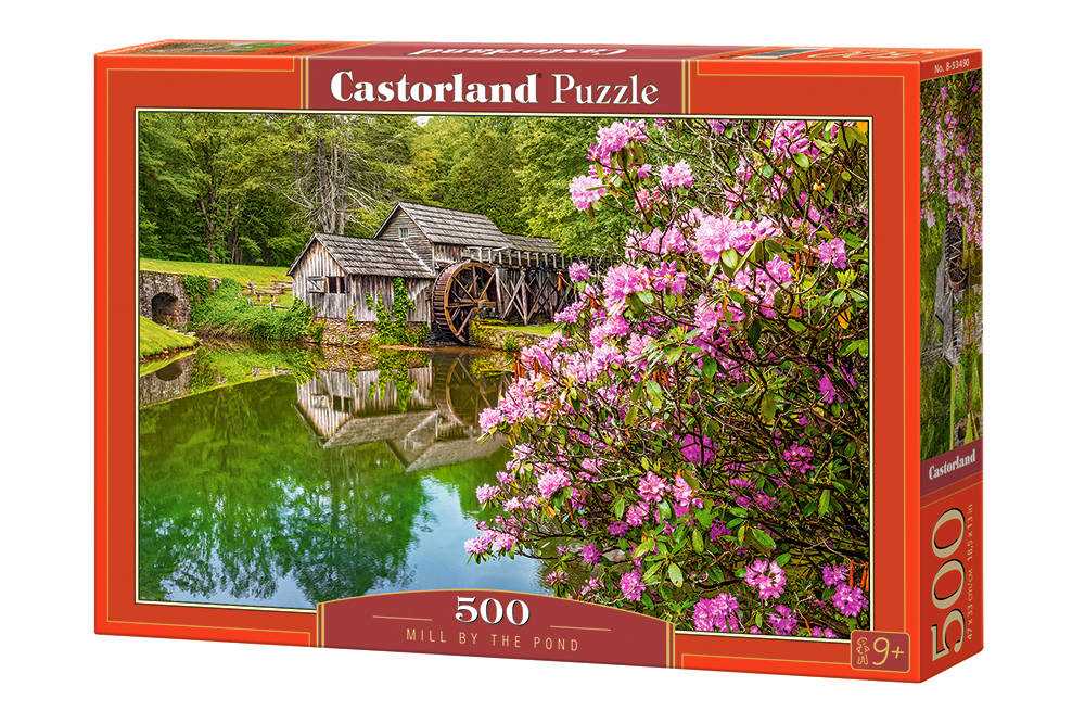 Dėlionė Castorland Mill by the Pond, 500 dalių