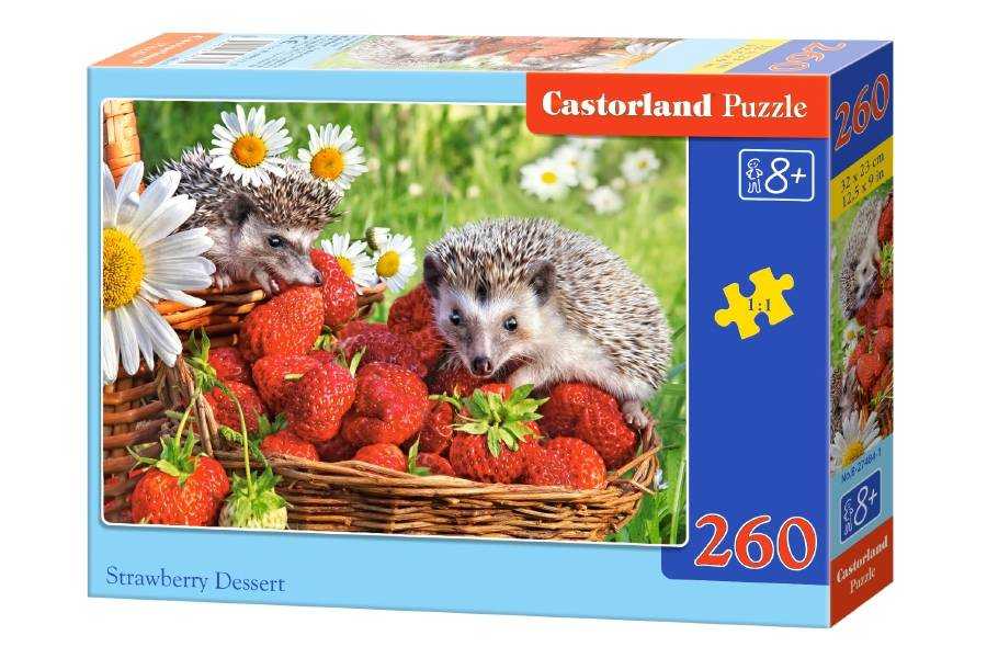 Dėlionė Castorland Strawberry Dessert, 260 dalių